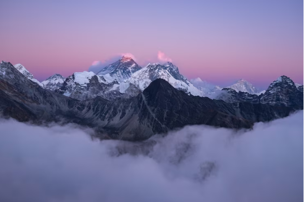 the Himalayas